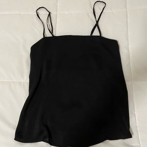 Chic Black, Silk Tank Top